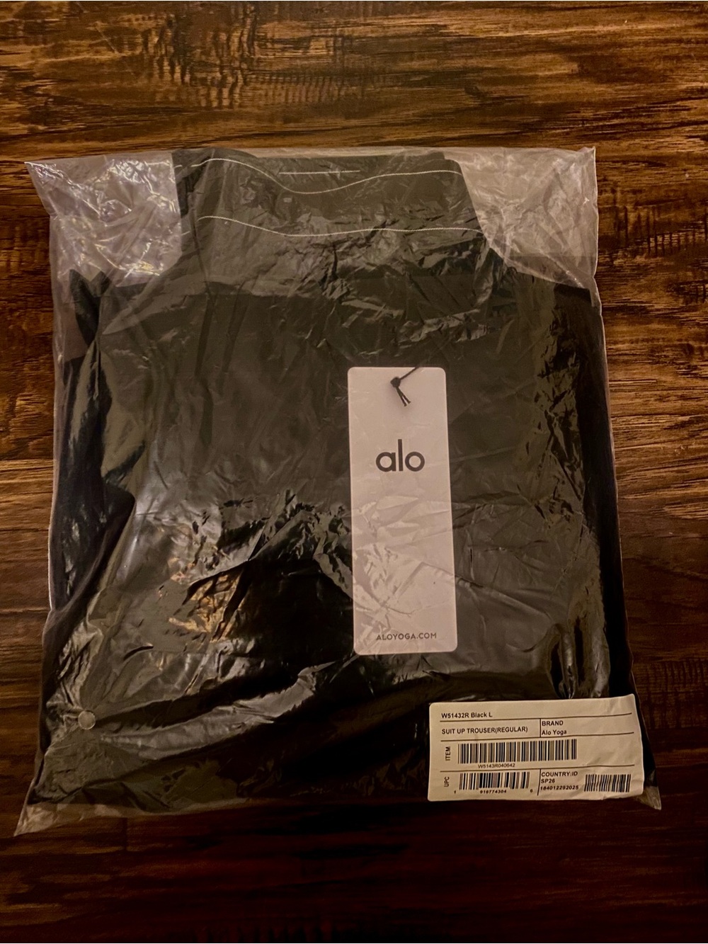 Alo Yoga Black Suit Up Trousers - Regular Sizing - Size Large - Picture 6 of 7